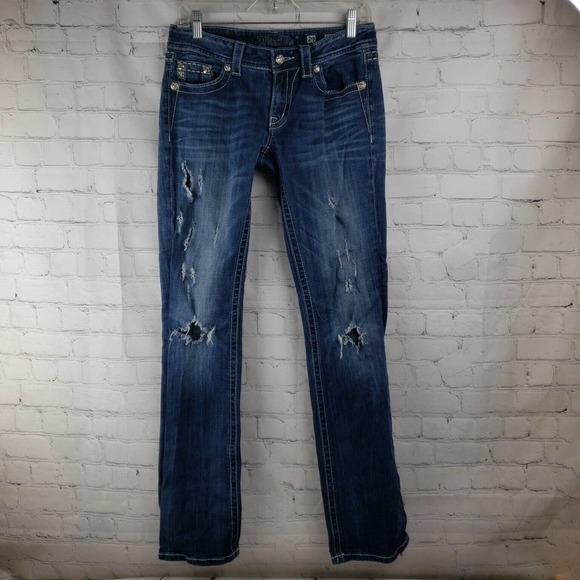 Womens‎ Miss Me JP5182B7 Boot Jeans! Size 29x34 - Picture 2 of 13